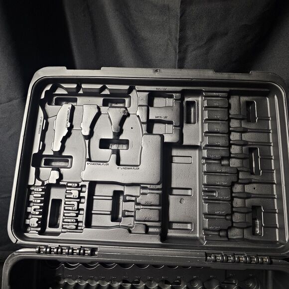 Pittsburgh 301 Piece Mechanic's Tool Set Case Only - SAE & Metric Garage Repair - Picture 5 of 13